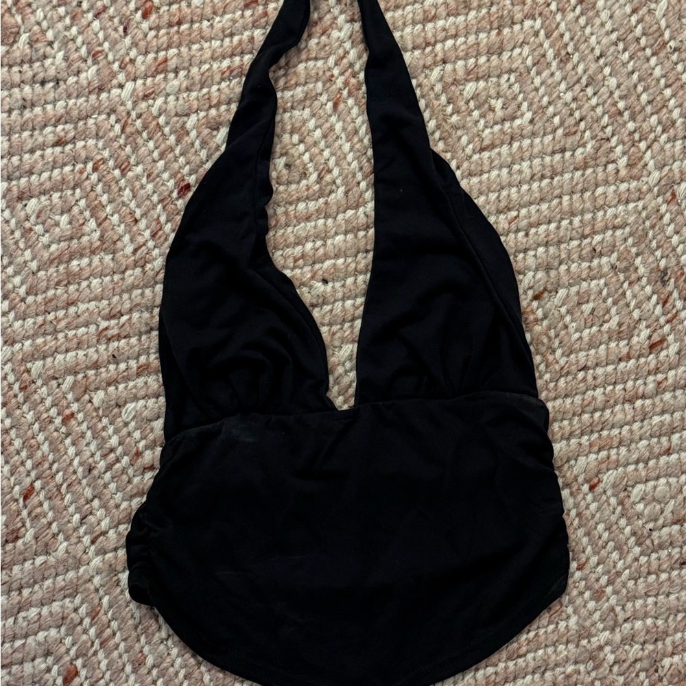 Urban Outfitters Black and Tan Top